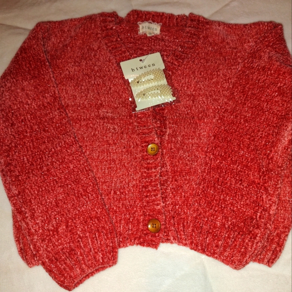 Girl's Cardigan Sweater